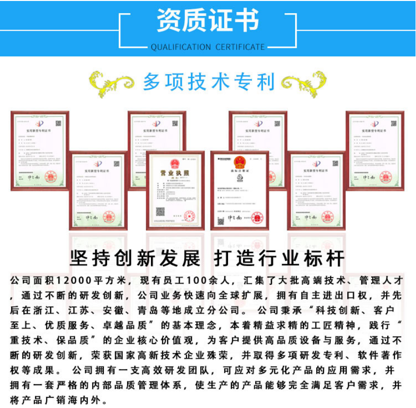 鑫华智能资质证书